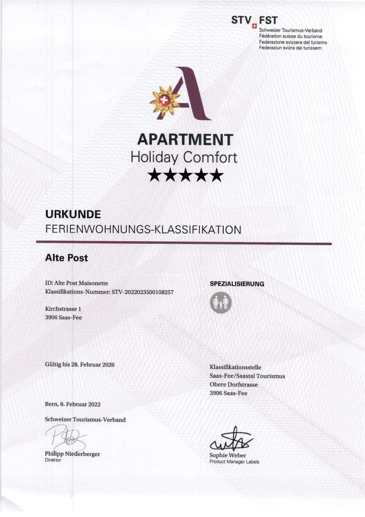 Alte Post Saas-Fee Apartment Luaran gambar